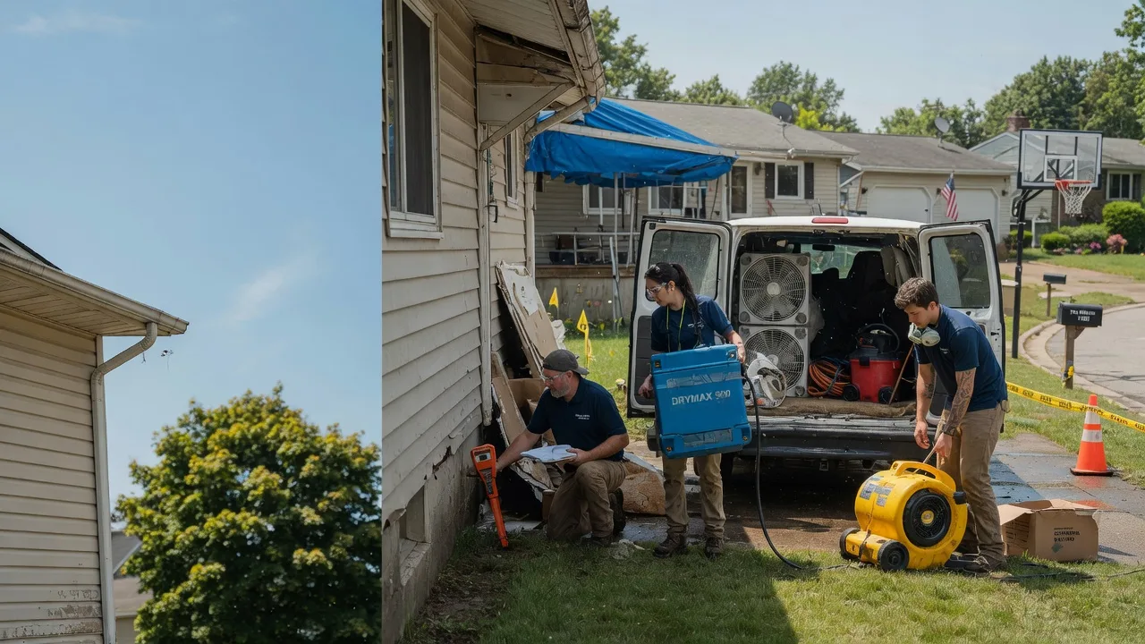 Ceiling Leak Cleanup in Beldenville, WI near me