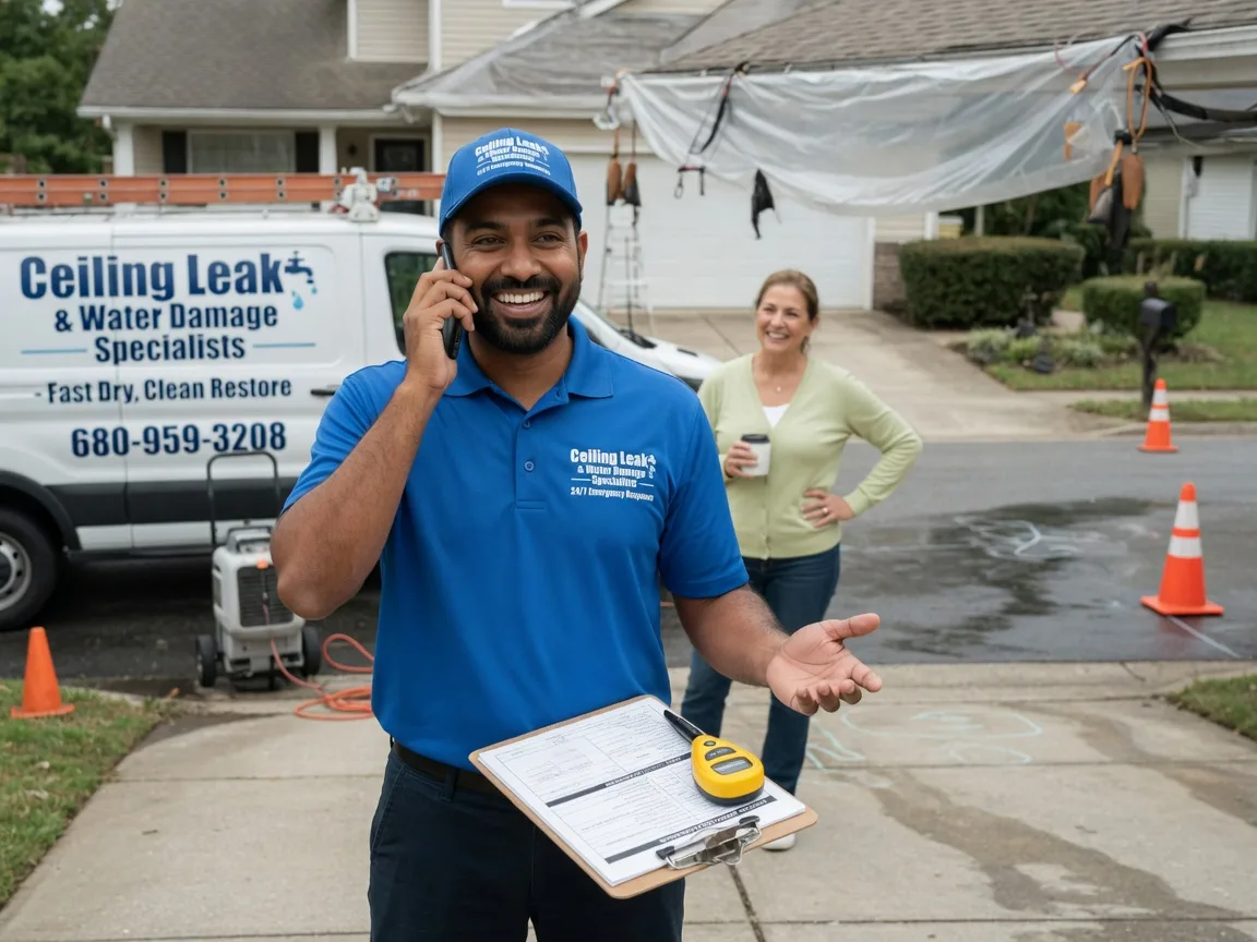 Ceiling Leak Cleanup Beldenville, WI FAQs